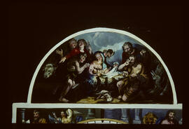 Unknown maker: Picture in arch dial (arch) / Clockmaker: Willkinson, Keighly, 1945–50