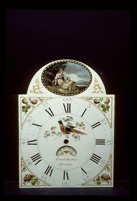 James Wilson, Birmingham: Low oval in arch dial / Clockmaker: Emanuel Burton, Kendal, 1732–1830