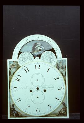 William Francis, Birmingham: Arched with moon dial, 1815–20 / Clockmaker: J. Houghton, Handsworth