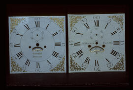 James Wilson, Birmingham: Square dial, 1785+ / Clockmaker: P. Russell, Devizes, c.1785