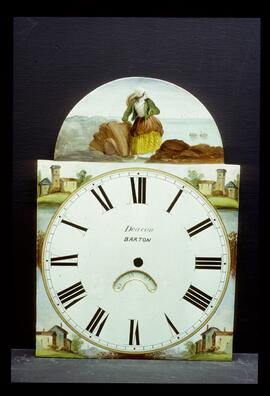 Unknown maker: Picture in arch dial / Clockmaker: [Thomas?] Deacon, Barton, 1864