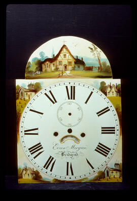 Unknown maker: Picture in arch dial / Clockmaker: Evans Morgan, Bridgend