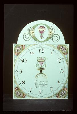 Walker & Hughes, Birmingham: High oval in arch dial, c.1820 / Clockmaker: John Wainwright, Nottingham, 1779–1820