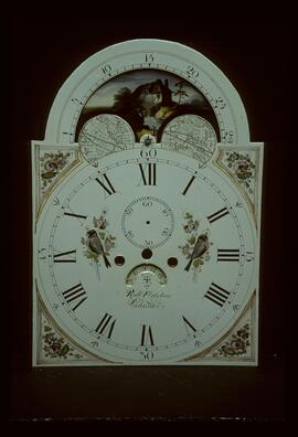 Burgess Hartley, Birmingham: Arched with moon dial, 1810 / Clockmaker: Robert Fletcher, Chester, 1784–1820