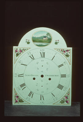 Wilson-style, Birmingham: Low oval in arch dial / Clockmaker: James Dalzeil, Frazerburgh, 1798–1815