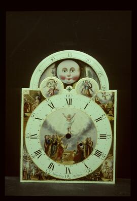 Unknown maker, Manchester: Arched with moon dial, 1780-1820 / Clockmaker: J. Buckley, Ashton, 1820