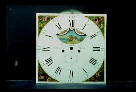 James Wilson, Birmingham: 12 o'clock moon dial, 1795 / Clockmaker: J. & R. Coats, Wigan, 1780