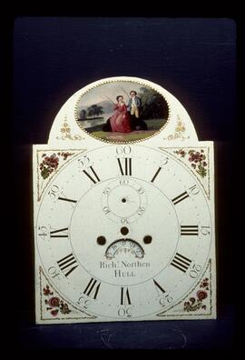James Wilson, Birmingham: Low oval in arch dial / Clockmaker: Richard Northern, Hull, 1790–1820