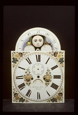 Unknown maker, Birmingham: Arched with moon dial / Clockmaker:s Willam Bros, Bangor, 1856–87