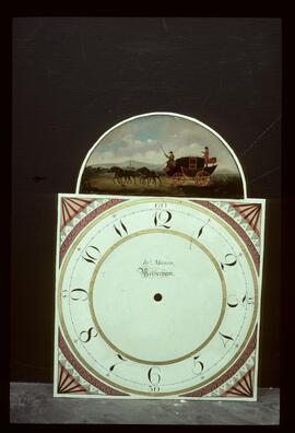 Unknown maker, Yorkshire: Picture in arch dial, c.1820 / Clockmaker: John Mason, Rotherham, 1822–71