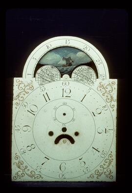 Thomas Osborne, Birmingham: Arched with moon dial, c.1800–05 / Clockmaker unknown