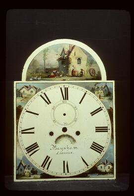 John Wright Fletcher, Birmingham: Picture in arch dial / Clockmaker: Benjamin Baynham, Limerick, 1820–24
