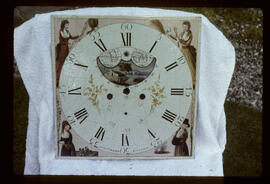 Unknown maker, Manchester: 12 o'clock moon dial, 1780-1820 / Clockmaker: Sam. Collier, Eccles, 1750-1806