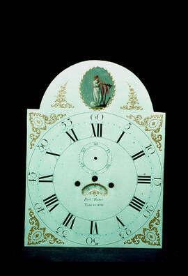James Wilson, Birmingham: High oval in arch dial, 1785–95 / Clockmaker: Richard Baker, Tamworth, 1784–95