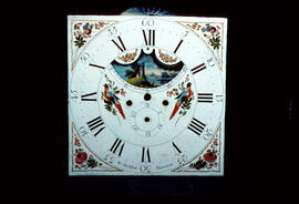 James Wilson, Birmingham: 12 o'clock moon dial, 1790 / Clockmaker: William Jackson, Frodham, 1795–1801