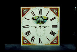 Christopher Wright, Birmingham: 12 o'clock moon dial / Clockmaker: John Wignall, Ormskirk, 1798–1848