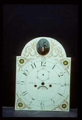 Francis Byrne, Birmingham: High oval in arch dial, c.1800 / Clockmaker: William Read, Grantham, c.1790–95