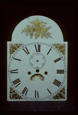 William Finnemore, Birmingham: Brass arched dial, 1828–36 / Clockmaker: unknown