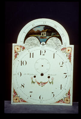 William Finnemore, Birmingham: Arched with moon dial, 1810–15 / Clockmaker: John Winstanley, Holywell, 1791–1840