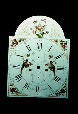 James Wilson, Birmingham: Other arch dial, 1797 / Clockmaker: Wooley, Tenterden, 1789