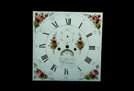 Eli Felton, Birmingham: Square dial, 1808 / Clockmaker: Thomas Richardson, Weverham, 1795