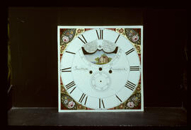 Unknown maker, Newcastle or Halifax: 12 o'clock moon dial / Clockmaker: Martlew, Ormskirk, 1830
