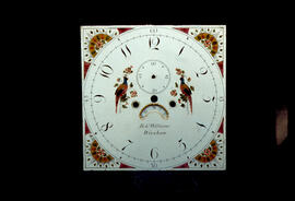 Eli Felton, Birmingham: Square dial, 1815 / Clockmaker: Robert Williams, Wrexham, 1822–44