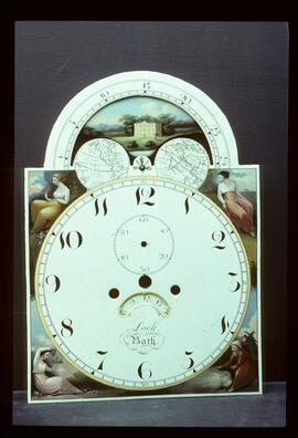 Walker & Hughes, Birmingham: Arched with moon dial, c.1820 / Clockmaker: James Lock, Bath, 1780–1830