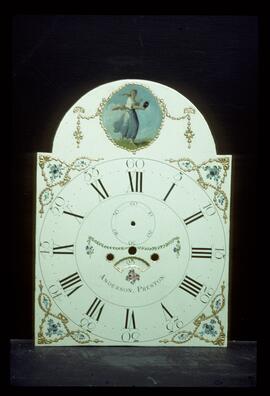 Osborne & Wilson, Birmingham: High oval in arch dial, 1777 / Clockmaker: Richard Anderson, Preston, 1767–78