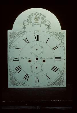 James Wilson, Birmingham: Other arch dial, 1785 / Clockmaker: Thomas Ore, Birmingham, 1760–88