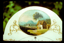 Francis Byrne, Birmingham: Low oval in arch dial, c.1800 (oval detail) / Clockmaker: John Hudson, Nottingham, 1795–99