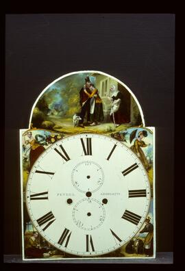 Peter Bell, Edinburgh: Picture in arch dial / Clockmaker: David Peters, Arbroath, 1837–50