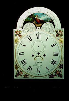 Edward Owen, Birmingham: Arched with moon dial, 1820s / Clockmaker: Thomas Dean, Leigh, 1824