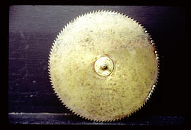 Osborne & Wilson, Birmingham: Reverse of moon dial? / Clockmaker: James Joyce, Whitchurch, 1752–1817