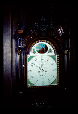 Francis Byrne, Birmingham: Low oval in arch dial, 1804 / Clockmaker: Edward Massey, Hanley, 1804