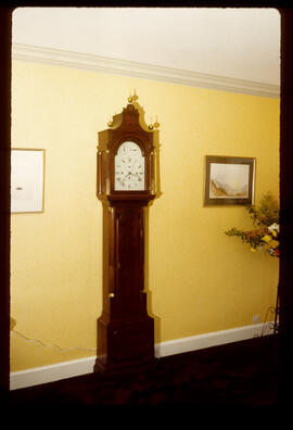 Unknown maker: Other dial type (whole clock) / Clockmaker: John Wilson, Peterborough, 1817