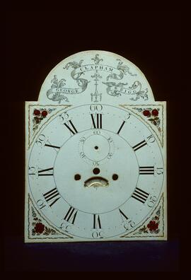 James Wilson, Birmingham: Other arch dial, c.1785 / Clockmaker: George Clapham, Brigg, 1776–90