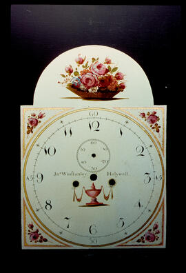 Walker & Finnemore, Birmingham: Picture in arch dial, 1809 / Clockmaker: John Winstanley, Holywell, 1791–1840
