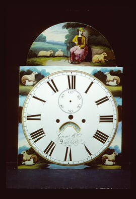 Unknown maker, Birmingham: Picture in arch dial / Clockmaker: Ganz & Co, Swansea, 1854–85