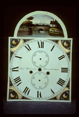 Christopher Wright, Birmingham: Picture in arch dial / Clockmaker: Josh. Wilson, Stamford, 1818–68
