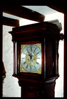 Unknown maker: Brass square dial / Clockmaker: Robert Hampson, Warrinton, 1758–90