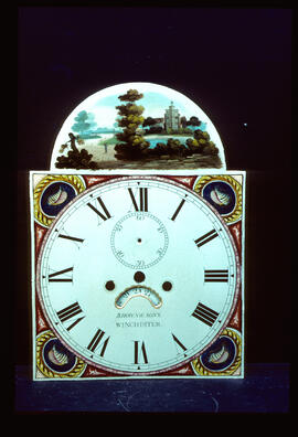 Christopher Wright, Birmingham: Picture in arch dial, 1835–45 / Clockmaker: James Brown & Son, Winchester, 1830