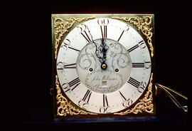 Unknown maker: Brass square dial / Clockmaker: John Williams, Llansantffraid