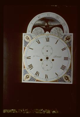 Edward Owen, Birmingham: Arched with moon dial, c.1810 / Clockmaker: J. Parr, Liverpool, 1814–34