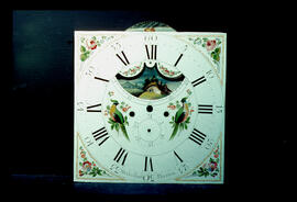 James Wilson, Birmingham: 12 o'clock moon dial, 1790s / Clockmaker: Lawrence Shakeshaft, Preston, 1782–1848