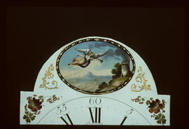 James Wilson, Birmingham: Low oval in arch dial (detail) / Clockmaker: John Wainwright, Nottingham, 1779–1820