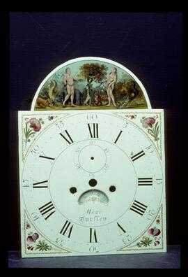 James Wilson, Birmingham: Automata dial, c.1790 / Clockmaker: Thomas Mears, Dursley, 1789–93