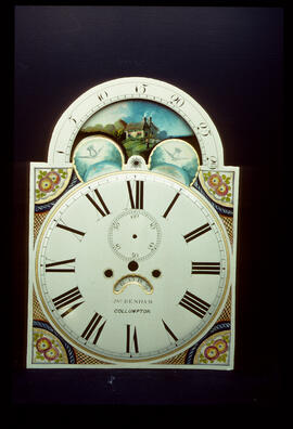 Christopher Wright, Birmingham: Arched with moon dial,  1835–45 / Clockmaker: John Benham, Collumpton, 1830