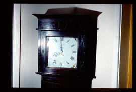 James Wilson, Birmingham: Square dial (early), 1772 / Clockmaker: R. Webster, Salop, 1755–1832