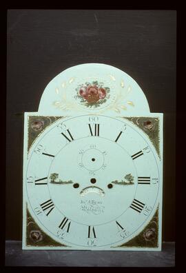 Francis Byrne, Birmingham: Picture in arch dial, c.1795 / Clockmaker: Joseph A. Burn, Walsall, 1781